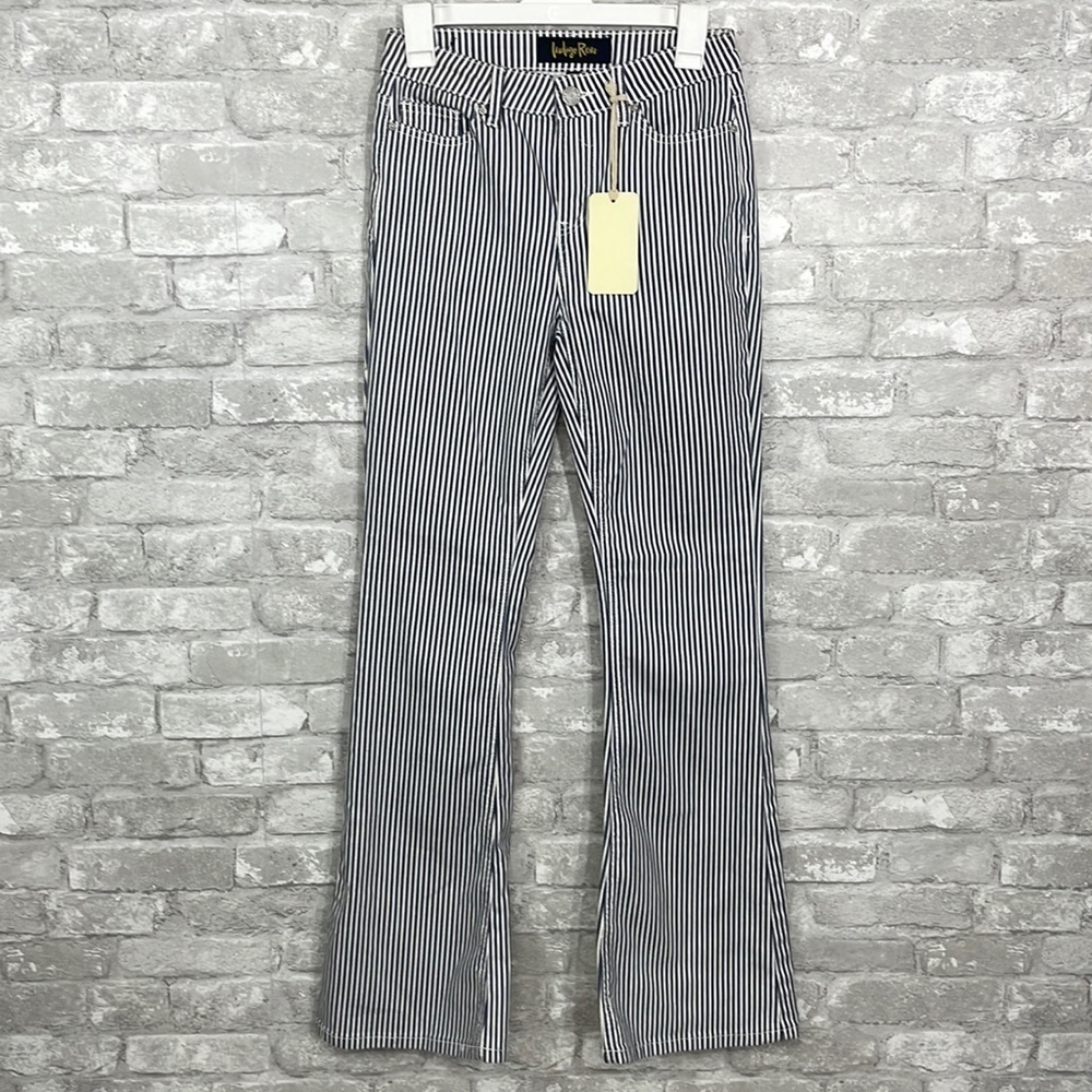 Indigo Rein Striped Bootcut Jeans